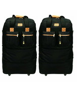 2 - 30 In XL Expandable Upright Rolling Wheeled Duffle Bag Spinner Suitc... - $112.72 CAD