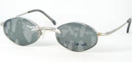 New Junior Top Look 5012 3 Silver Eyeglasses Glasses W/ Grey CLIP-ON 42-19-125mm - $34.63