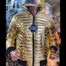 Men’s Gold Puffy Jacket - £134.92 GBP
