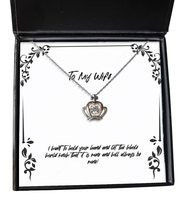 I Want to Hold Your Hand and let The Whole World Know That it is! Wife C... - £39.52 GBP