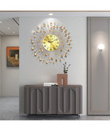 Silent Giant Decorative Office Non Ticking Metal Wall Clock Battery Oper... - €195,13 EUR