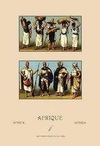 A Variety of African Dress by Auguste Racinet - Art Print - £17.17 GBP+