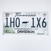 2018 United States Tennessee Davidson County Passenger License Plate 1H0 1X6 - £13.23 GBP