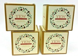 LOT 4 Candles - YEW Natural 100% Essence Oil Scented 3 oz Soy Candle - BRAND NEW - £26.01 GBP