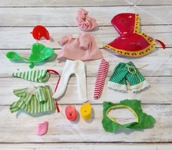 Lot Of 15 Vintage Strawberry Shortcake  Assorted Clothes For Dolls  - £15.40 GBP