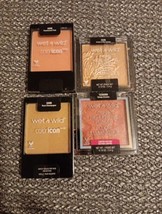 4 Pc Wet N Wild Megaglo Highlighters/Blush (XX12) - £13.90 GBP