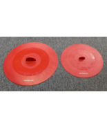 Set of 2 - Rachael Ray Silicone Suction Lids Bowl Covers RED - $394.28 MXN