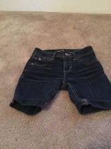 Jordache Girls Blue Denim Jean Shorts Pockets Size 4 - $29.16