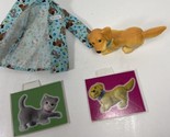 Mattel Barbie 11 Inch Doll Clothes  Vet Jacket Dog and Xrays Lot of 4 - £5.03 GBP