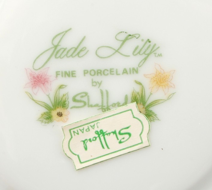 Shafford Jade Lily Orphan Saucer Porcelain Japan Used Item image 2