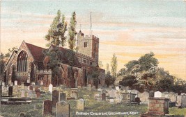 Gillingham Uk St Marys Parish Church Thornton Bros #1011 Artist Postcard - £8.82 GBP