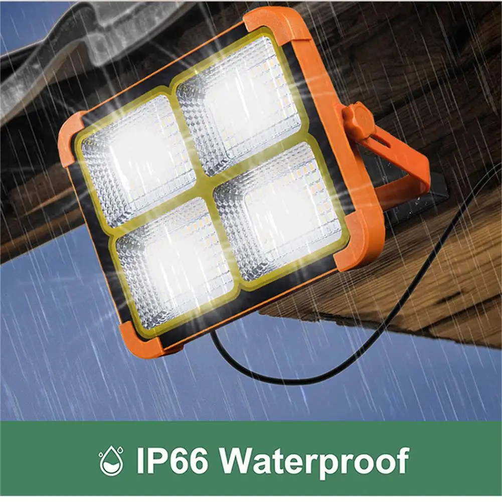 Solar Flood Light Outdoor Portable 360LED Reflector Spotlight Rechargeable Proje - £90.96 GBP