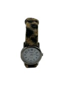 Polini Watch Quartz With Faux Cheetah Fur Wrist Band - £12.42 GBP