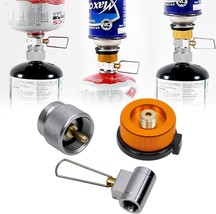 Camping Stove En417 Lindal Valve Canister Refill Adapter Set For Propane, - £28.61 GBP