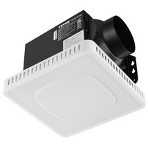 VEVOR 110 CFM Bathroom Exhaust Fan 1.5sones 8 LED Colors Low Noise with ... - $78.99