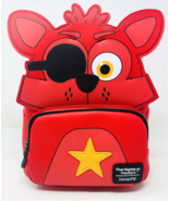 NEW Five Night&#39;s At Freddy&#39;s Loungefly Foxy Backpack Bag Game Stop Exclu... - $1,840.56 MXN