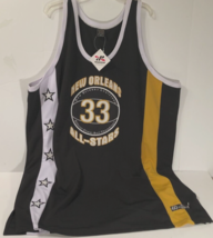 NEW ORLEANS #33 Vintage 90s All Stars Street Ball Black Basketball Jersey 60 New - £49.25 GBP