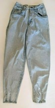 Bonjour Vintage 80&#39;s High Waisted Mom Jeans Tapered Leg Size 5 - $37.61