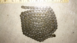 23MM77 CHAIN WITH MASTER LINK, 3/8&quot; PITCH, 3/16&quot; ID, DBC35, 75-1/2&quot; +/- ... - $3.93