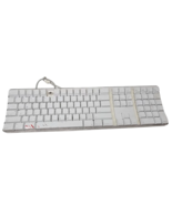 Apple A1048 Wired Keyboard Full Size USB English Whiten for Vintage PC READ - $27.99 CAD