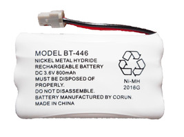 Uniden BT-446 BT-1004 BT-1005 BT-504 Rechargeable Cordless Phone Battery 1-Pack - $6.99