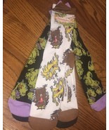 Nickelodeon Pack Of 3 Socks New With Tags Arnold, Rugrats Reptar&amp; Angry ... - $13.71