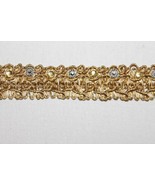 Trimming Decor Polyester Height 3 CM SWEET TRIMS 10867 Lurex Edge - $2.82