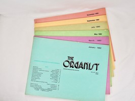 The Organist Magazine 1982 Bi-monthly (6 Issues) Church Sheet Music for Organ - £23.83 GBP