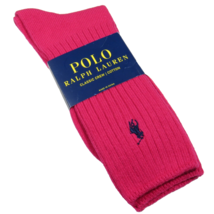 Polo Ralph Lauren Men&#39;s Classic Crew Socks Hot Pink Size 10-13 - $12.00