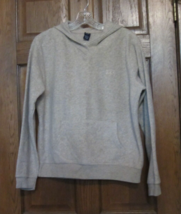 Vintage GAP Light Beige Fleece Pullover Hoodie Shirt - Size L - £23.18 GBP