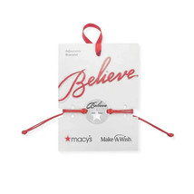 Macy's - Make-A-Wish Believe Slider Bracelet Red - 1 Count - $5.97