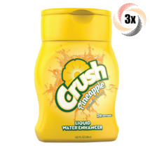 3x Bottles Crush Pineapple Flavor Liquid Water Enhancer | Sugar Free | 1.62oz - £14.90 GBP