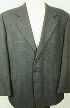 GORGEOUS Pal Zileri Dark Gray With Blue Brown Heavy Wool Sport Coat 46R ... - £37.06 GBP