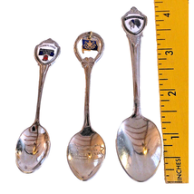 Pennsylvania Keystone State Poconos Souvenir Spoon Collectible Lot of 3 ... - $14.46 CAD