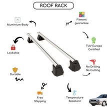 Bare Roof Rack Cross Bars Set for Audi 90 1987 - 1991 - $164.65