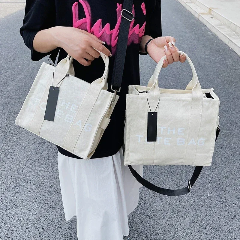 Luxury Designer The Tote Bag for Women Large Capacity Canvas Handbags Female Han - £34.34 GBP