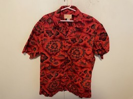 Vintage 60s Ui Maikai Hawaiian Aloha Shirt Mens Large  Cotton Made in Hawaii - £70.41 GBP
