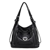Hot Soft Leather  Handbags Women Bags Designer Multifunction Shoulder Bags for W - £39.15 GBP