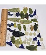 Whispers of the Mountain: ciondoli in giada, quarzo e lapislazzuli lotto... - $177.93