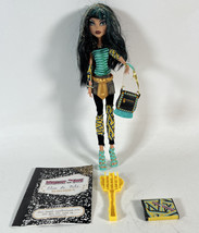 Monster High Rare Cleo De Nile School&#39;s Out Doll With Bag’s, Diary Brush - £58.72 GBP