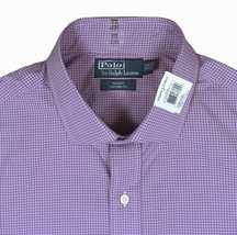 NEW Polo Ralph Lauren Dress Shirt!  *Purple Plaid*  *Regent Style  *Custom Fit - £35.37 GBP