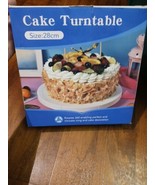 Rotating Cake Turntable 11 in / 28 cm and Cake Decorating Kit 219 Pieces... - $20.34 CAD