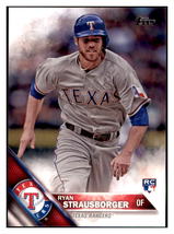 2016 Topps Ryan Strausborger  Texas Rangers #575 Baseball card   MATV4 - $1.90