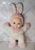 Vintage 1992 Playskool Doll Bunny Rabbit Plush Lovey Toy Sherpa  - £13.16 GBP