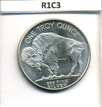 Indian Head / Buffalo 1 oz .999 Fine Silver Round (R1C3T2PG2) - £35.48 GBP