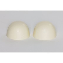Kohler Color Replacement Plastic Toilet Bolt Caps - Set of 2 - Jersey Cream - £12.47 GBP