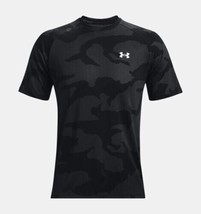 Under Armour Velocity Jaquard Shirt Mens 5XL Black Camo Short Sleeve NEW - £19.37 GBP