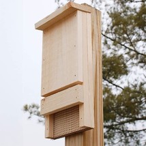 Outdoor Wood Bat House Kit - Holds up to 12 Bats - Made in USA - $158.99