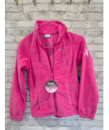 Columbia Breast Cancer Awareness Full Zip Pink Fleece Jacket Sz XS NWT New - $570.99 MXN