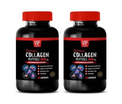 hair skin and nail support - COLLAGEN PEPTIDES - anti aging regenerative 2 BOTTL - £22.04 GBP
